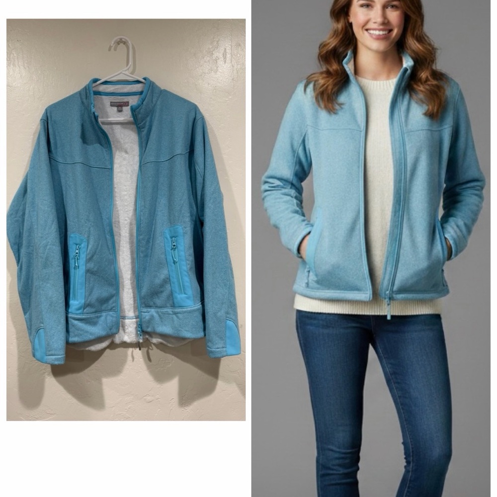 Peter Millar Women's Light Blue Utility Jacket